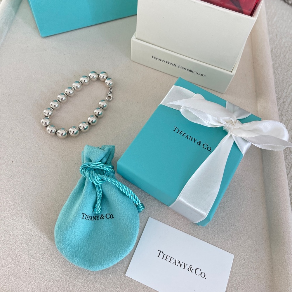 Tiffany Hardwear Ball Bracelet in Silver size 7” NEW $750 in Tiffany Blue Box - Picture 4 of 16